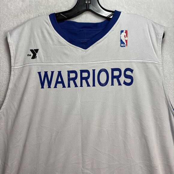 Alleson Athletic NBA Reversible XL Golden State Warriors Jersey #30 Steph Curry - Picture 9 of 12